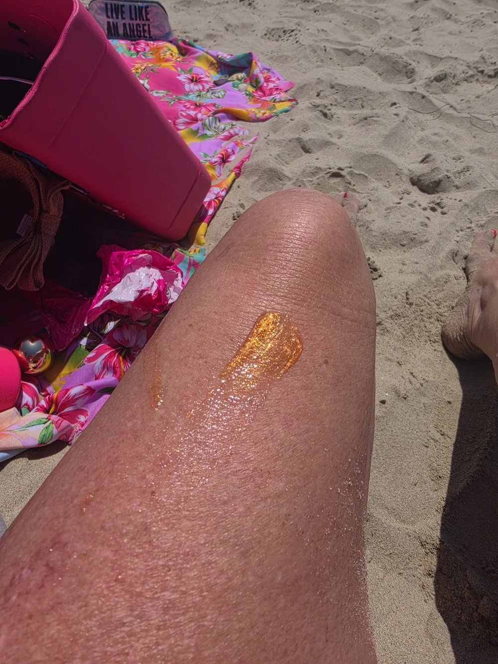 Shimmer Lux Body Oil — Creme Brulee (Gold)